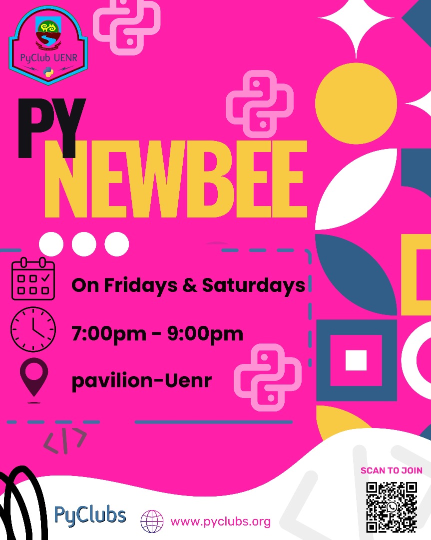 PYCLUB UENR WITH PYNEWBEE SESSIONS