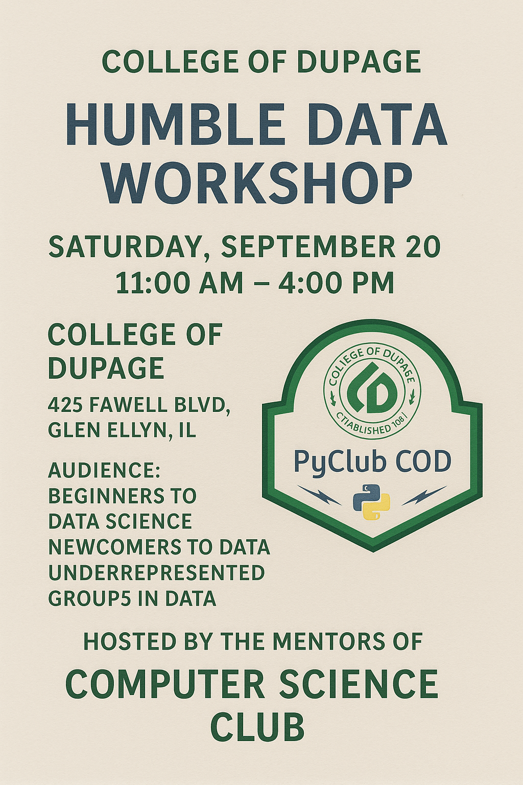College of DuPage Humble Data Workshop